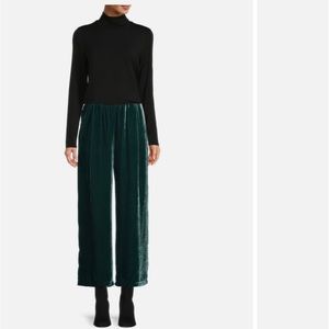 NWT Eileen Fisher Velvet Wide-Leg Pant